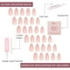 thumbnail image 4 of Set de uñas Glamnetic Wifey Short Almond Nude 30 de Press On Nails, 4 of 6