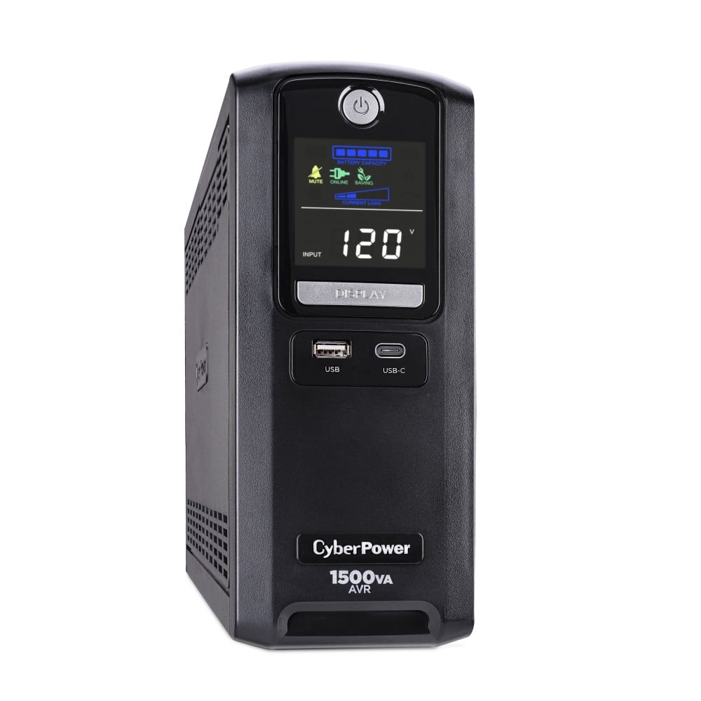 Restored CyberPower LX1500GU3-R 1500VA / 900W 10 Outlets Battery Backup UPS (Refurbished)