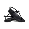 thumbnail image 4 of Sandalias Crocs Miami Tanga para mujer, color negro, talla 11, 4 of 7