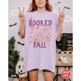 thumbnail image 5 of PAVIG All Booked For Fall Shirt, Bookish Ghost Halloween Garment-Dyed Tee, 5 of 8