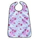 thumbnail image 2 of Baberos para adultos para comer, baberos de alimentación reutilizables de poliéster impermeables lavables Protector de ropa para mujeres y hombres Blanco Macarena Baberos Adultos, 2 of 8