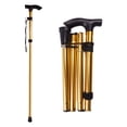 thumbnail image 1 of Bastón plegable para mujeres y hombres mayores, bastones ligeros y plegables para el equilibrio de personas mayores, bastones ajustables, bastones y muletas para adultos, bastones para caminar para mu, 1 of 5
