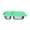 Green, variant on OIUR Reusable Silicone Snack Container 2-Compartment Leak-Proof Food Storage Box for Sauces Nuts Dishwasher Safe Snack Storage Box