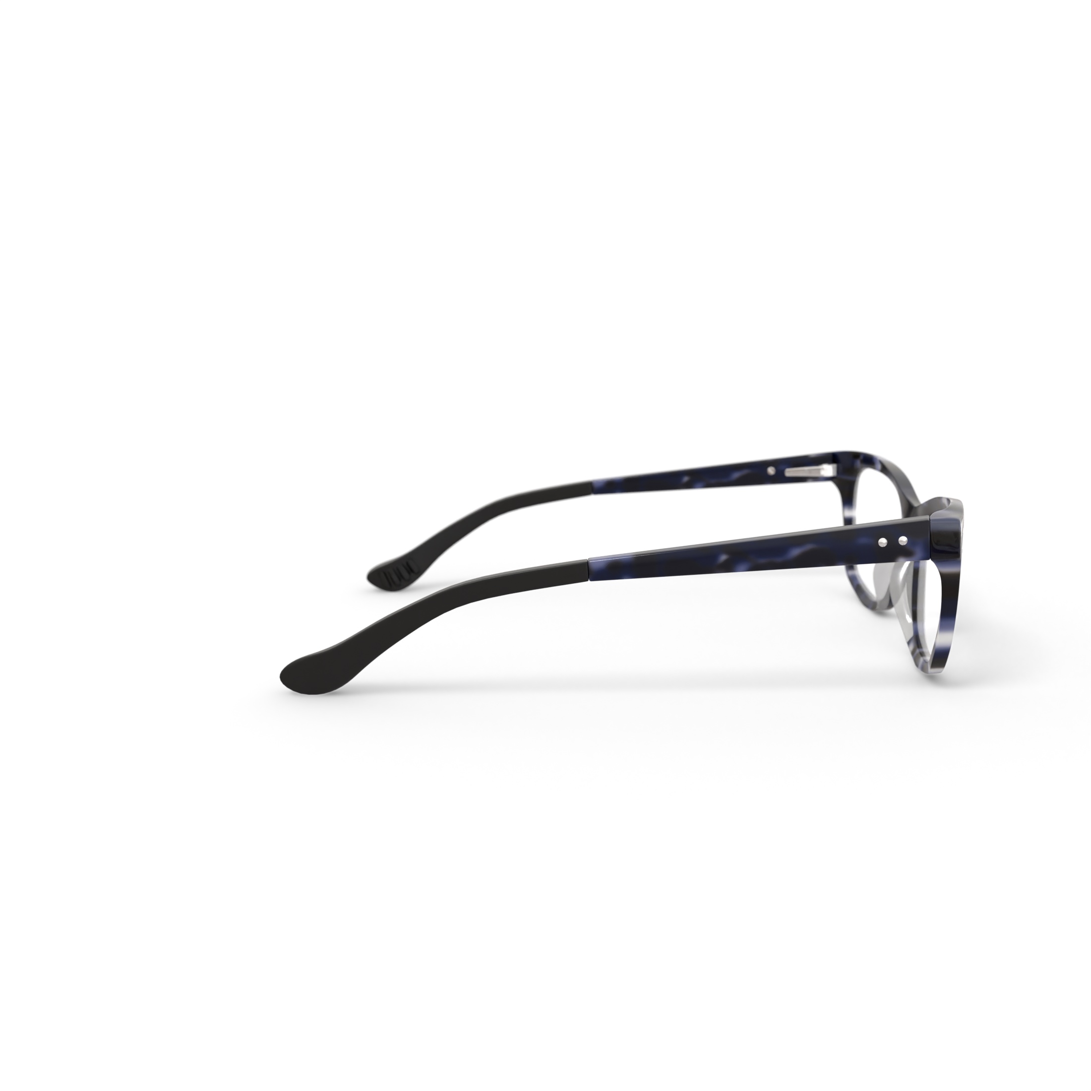 Jonas Paul Youth Lincoln/Lauren Square Prescription Eyeglasses with Case, Blue Tortoise