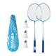thumbnail image 4 of Juego de raquetas de bádminton de 2 uds, raquetas de bádminton para niños y adultos, raquetas dobles, juego de repuesto de bádminton para deportes al azul, 4 of 9