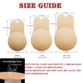 thumbnail image 4 of Adhesive Bra, Breast Lift Strapless Backless Bra Nippless Covers Push Up Self Invisible Sticky Bra for Women (2 Pairs), 4 of 6
