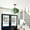 Green, variant on UEEYAC Eloise Scallop Milk Glass Semi-Flush Mount Pendant Ceiling Light