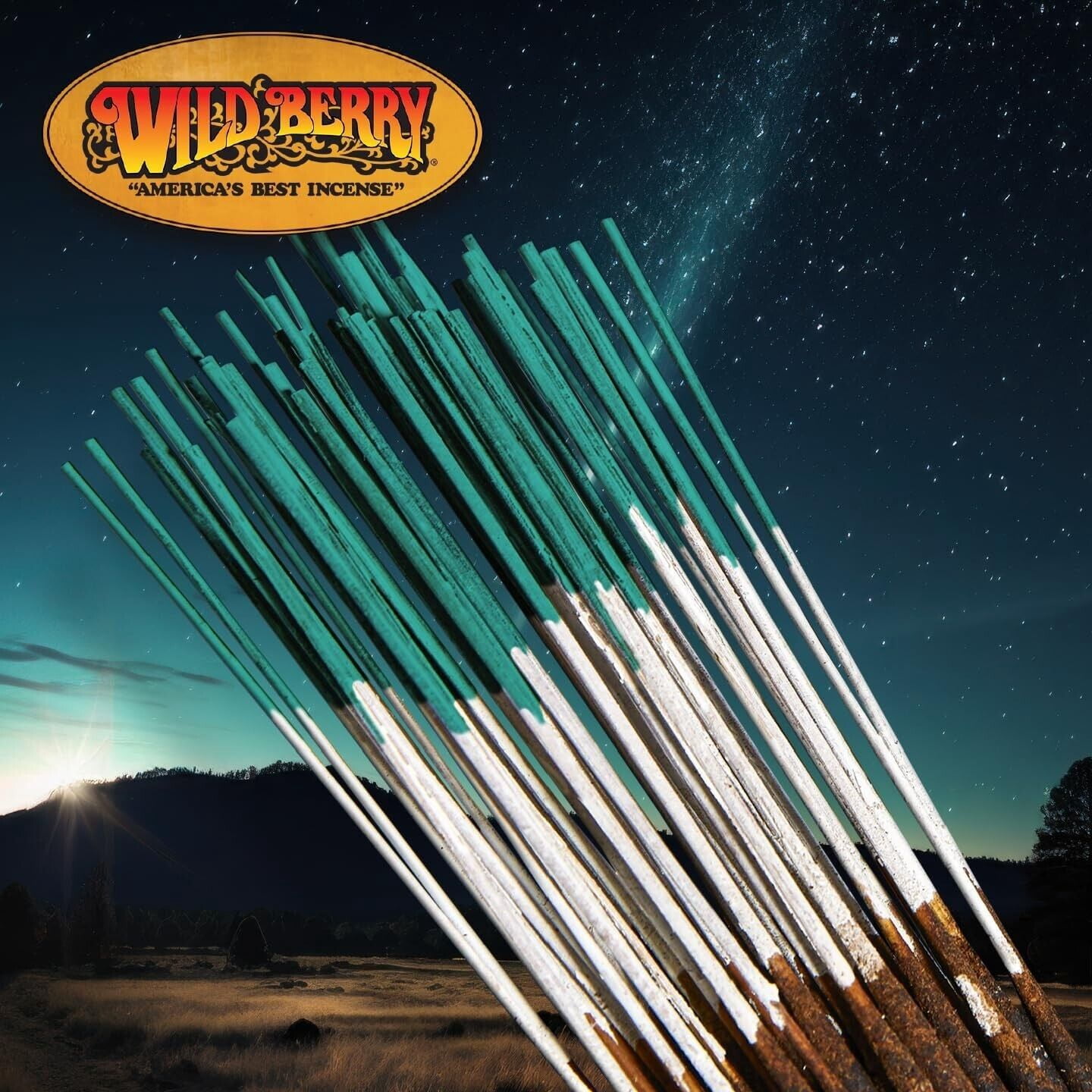 Wildberry Incense 11" Shooting Star - 100 Stick Pack, Fruity Scent, Jar Not Included
