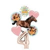 Mayflower Products Spirit Riding Free Party Supplies 4th Birthday Galloping Horse Balloon Bouquet Decorations