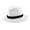 White, variant on Men Summer Straw Braided Wide Brim Western Style Beach Sunhat Cowboy Hat Black