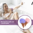 thumbnail image 4 of 2 esponjas de baño con forma de helado, accesorio exfoliante de ducha para mujer, suave, para el hogar y para viajes., 4 of 6