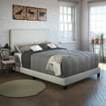 thumbnail image 3 of Boyd Sleep MIL897TW Mateo Linen Upholstered Platform Bed, 3 of 5