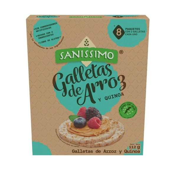 Galletas Bimbo Sanissimo Arroz y Quinoa 112g