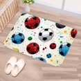 thumbnail image 5 of Football Non-Slip Polyester Floor Carpet Door Rugs - Machine Washable Kitchen Rug, 5 of 6
