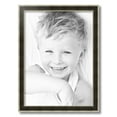 thumbnail image 2 of ArtToFrames 16" x 22" Black Panel With Silver Lip Picture Frame, 16x22 inch Multi Wood Poster Frame (WOM-5093),  Pack, 2 of 7