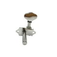 thumbnail image 3 of Vintage Open Gear String Tuners Tuning Pegs Key for Acoustic Classical Guitar Accessories Silver, 3 of 10