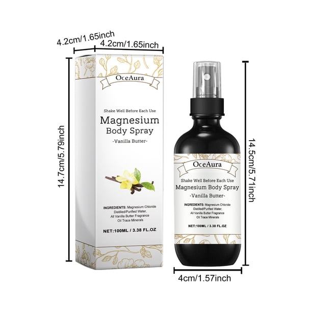 Spray corporal para aliviar el dolor muscular causado por el ejercicio y relajar el cuerpo y 100 ml de agua esencial