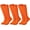 Orange, variant on 3 Pairs Soccer Socks Bulk Baseball Sock Youth High Long Tube Softball Football Team Boys Girls Adults Sport Sock