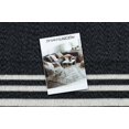 thumbnail image 2 of Carpet Twin 22990 Frame, Cotton, Double-sided, Ecological Fringes - Black / Cream, 2 of 5
