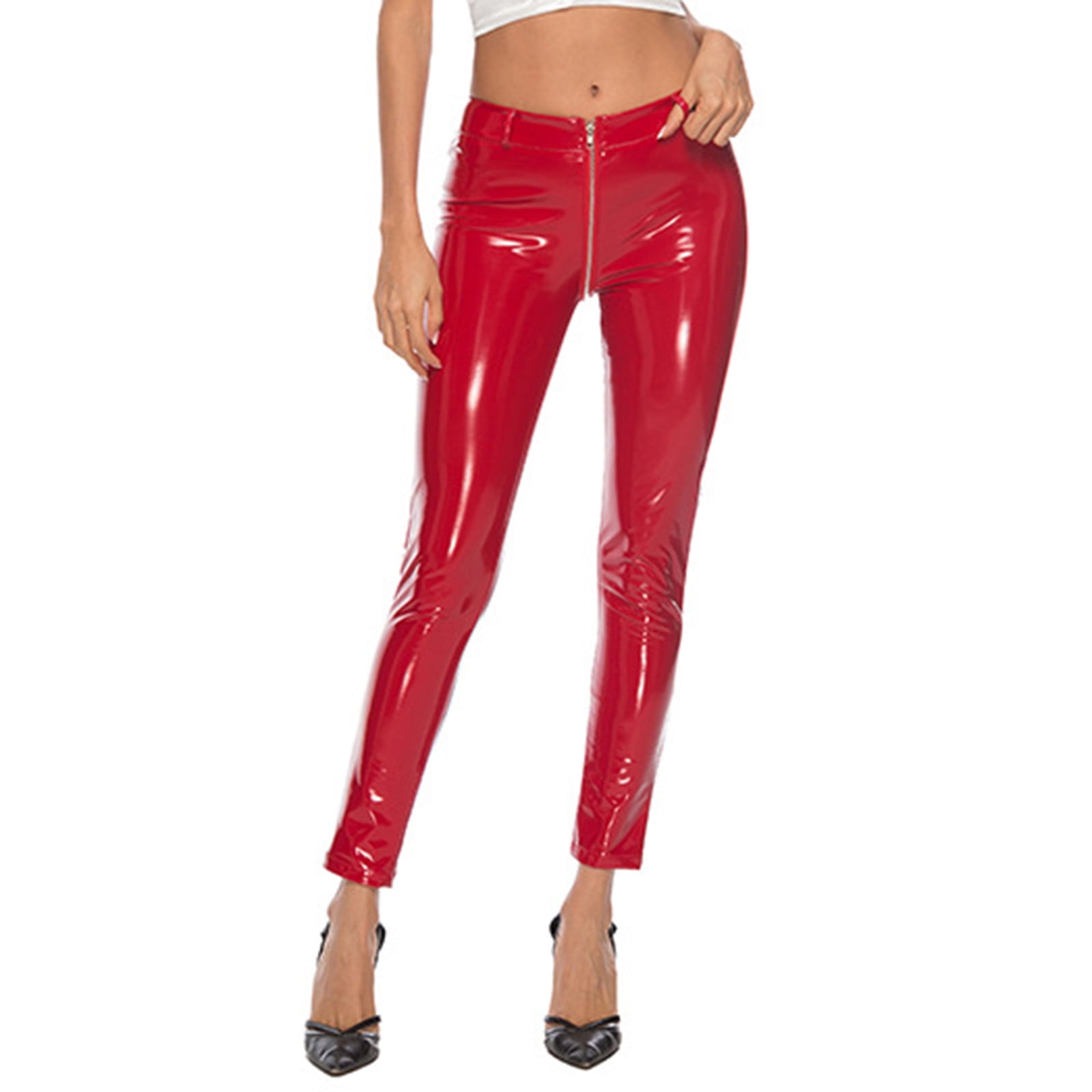 Lingerie For Women Street Leather Tights Color Leather Pants