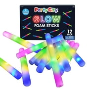 Party City Glow Sticks Foam 12pk (4 Colors)