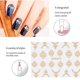 thumbnail image 4 of Charm Nail Foils Metallic 3D Nail Stickers Beauty Nail Art Decor (XF6017) Likrtyny Cuidado Belleza, 4 of 4