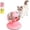 Pink-38, variant on 2026 New Interactive Cat Feeder Toy – Adjustable Rotation Speed, Treat Dispensing Puzzle, Training Accessory | Controlled Feeding Pace Design (Pink)