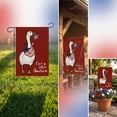 thumbnail image 6 of Sruoe Independence Day Garden Flag Arrival Digital Printed Linen Flag Outdoor Yard Decoration, 6 of 6
