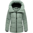 thumbnail image 4 of Marikoo Women's Urban Quilted Winter Jacket with Hood - Water-Repellent - Kuscheltatze XVI, 4 of 8