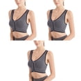 thumbnail image 1 of Jumpingount Sujetador deportivo Push Up de 3 piezas: agrega forma y definición al entrenamiento Sujetadores sin costuras Top Fitness Ropa interior Ropa interior gris SG, 1 of 6