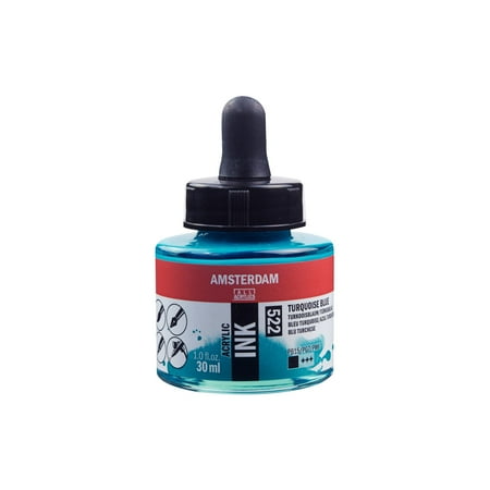 UPC: 8712079389697 | Amsterdam Acrylic Ink 30ml Turquoise Blue