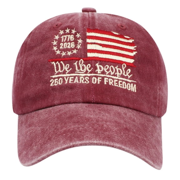 Men'S Hats Classic Embroidered Anniversary Baseball Cap Adjustable Snapback Hat for Men and Women