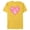 Yellow, variant on Marvel Hero Icons Valentine's Day Heart - Short Sleeve Blended T-Shirt for Adults - Customized-Yellow