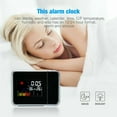 thumbnail image 4 of Advanced Projection Alarm Clock, LED Electronic Weather Forecast With Ultra-quiet Movement And Durable Plastic Construction, Offers Multi-functional LCD Screen And Temperature, 4 of 7