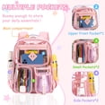 thumbnail image 4 of Mochila transparente PIG PIG GIRL para la escuela, la universidad, el trabajo y los viajes, 4 of 9