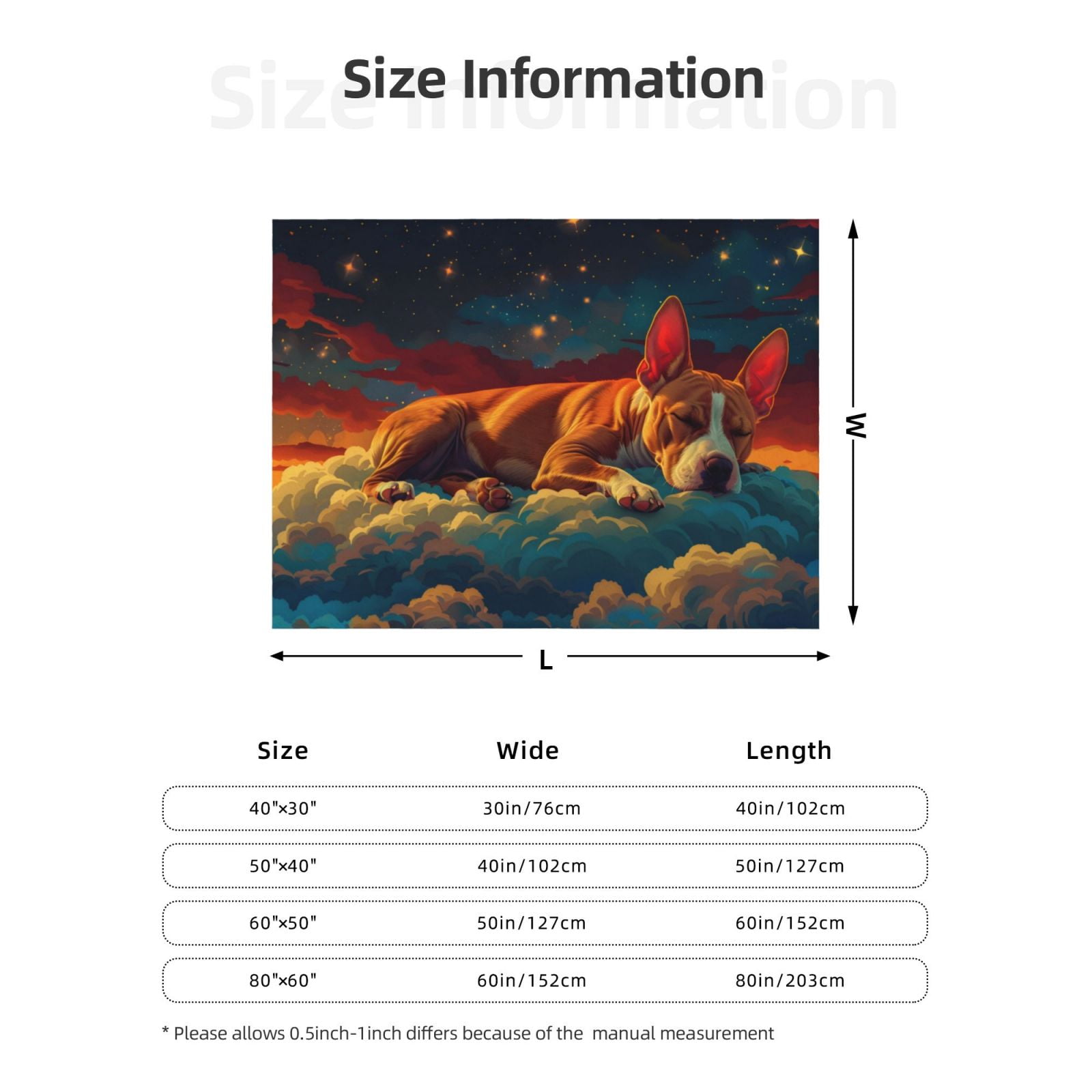 Throw Blanket for Couch - Colorful Starry Sky Sleep Dog Soft Comfy Lightweight Cozy Warm Throw Blanket, Fuzzy Plush Flannel Blanket & Throws for Sofa and Bed All Season