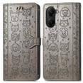 thumbnail image 1 of Funda Cartera FOXDOCK para Xiaomi Poco X7 Pro , Flip PU con Relieve de Gatos y Perros, Tarjetero y Soporte, 1 of 6