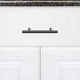thumbnail image 4 of 10 Pack 5.38" Length Cabinet Pulls T-Bar Cabinet Knob, (1/2" Diameter) ‎Alloy Steel Kitchen Drawer Pulls Cabinet Handles Black., 4 of 6