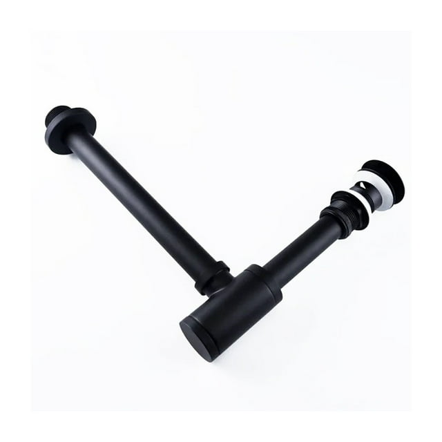 Yuarrent Sifón de drenaje de lavabo de cobre para el hogar, baño, cocina, baño, fregadero, filtro emergente, tapón, tubería, accesorios de desecho Accesorios de baño Yuarrent HA066449-00