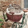 thumbnail image 4 of Bicycles Rattan Woven Storage Basket with Fasten Strap Handlebars Bicycles Wicker Basket Rear Bikes Basket, 4 of 17