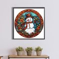 thumbnail image 4 of 5D DIY completo cuadrado taladro diamante pintura Navidad muñeco de nieve kit decoración del hogar FLhrweasw Nuevo, 4 of 9