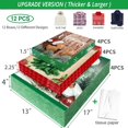 thumbnail image 2 of Cajas para envolver regalos de Navidad a granel con tapas, 12 cajas y pañuelos, 2 of 7