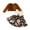 Brown, variant on XYIJANI 2 Piece Outfits Baby Girls Autumn and Winter Long Sleeved Coat   Dress Set 0 3 Years Old Girl Plush Coat Vest Skirt Girls Clothing Set Girls Summer Outfits (Brown,18M)