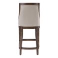 thumbnail image 5 of Home Square Leather Counter Stool in Cappuccino Finish - Set of 2, 5 of 9