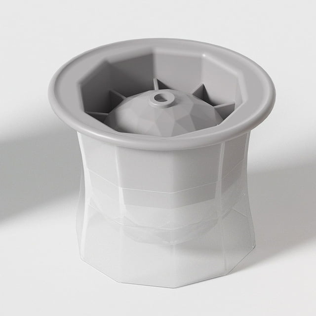 Molde para cubitos de hielo Bandeja de hielo de silicona de gran capacidad Caja para hacer hielo para el hogar con tapa Cubitos de hielo para el hogar
