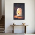 thumbnail image 3 of Eastern Print Cute Ghost Poster Wall Art Spooky Season Artwork Trendy Modern Home Decor, Size 8x12 UNFRAMED, 3 of 5