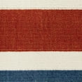 thumbnail image 5 of Gracewood Hollow Style Haven Martinique Horizontal Multi-Striped Area Rug Brick Red/Blue 2'3" x 7'6" Runner 8' Runner Runner, Outdoor, Indoor, 5 of 5