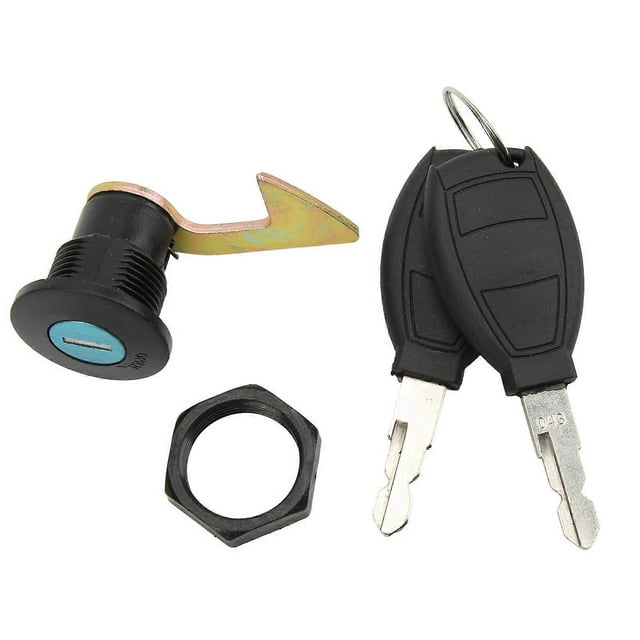 Verrou arrière universel en aluminium et plastique pour scooter, pour coffre de rangement de motos électriques, crochet courbé en C