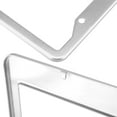 thumbnail image 6 of Aluminum Alloy License Plate Frame Cover 2 Hole for Car Front Rear License Plate Holder with Screws Caps Silver Tone, 6 of 6