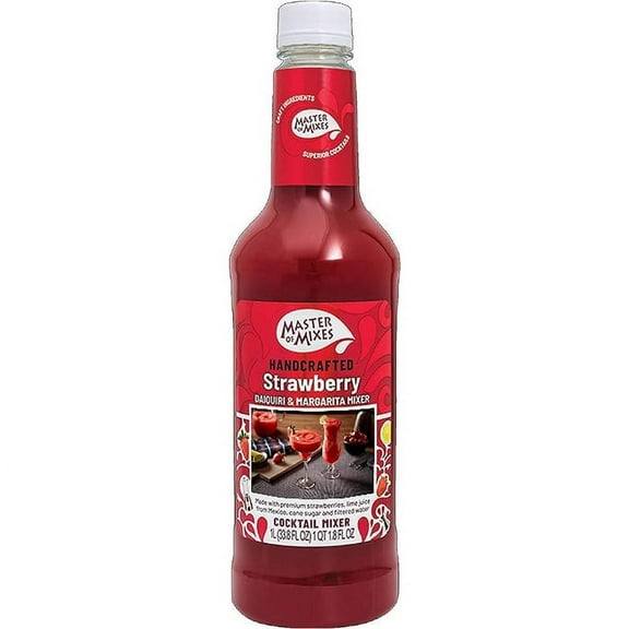 MASTER OF MIXES MIX DAIQUIRI STRWBRY 33.8 OZ - Pack of 6